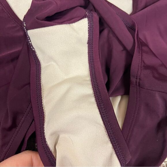 - Kona Sol plum colored one piece.  Size M - Picture 5 of 9